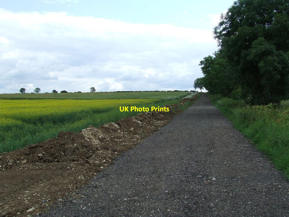 Photo 6"x4" Farmers Track East Green\/TL6853 c2011