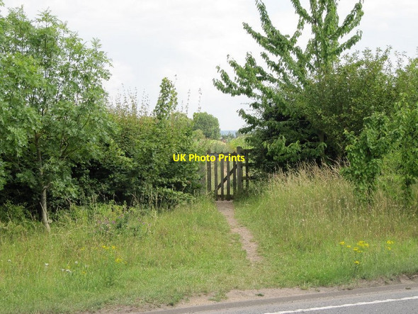 Photo 6"x4" Gate the other side Wallingford c2011