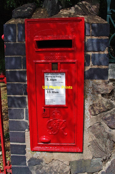 Photo 6"x4" George VI wall mounted postbox, Barnard's Green Road, Great Malvern Great Malvern c2011