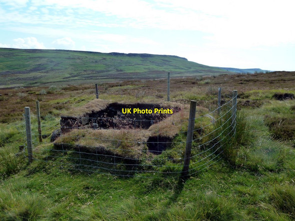 Photo 6"x4" Grouse Butt on Bamford Moor Ashopton c2011