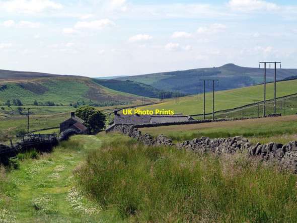 Photo 6"x4" Approaching Moscar House Hollow Meadows c2011