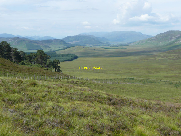 Photo 6"x4" Deer fence in Coire Chluanaidh Balgowan\/NN6394 c2011