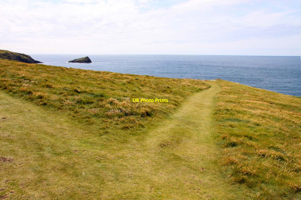 Photo 6"x4" The Southwest Coast Path at Pentire Point West West Pentire c2011