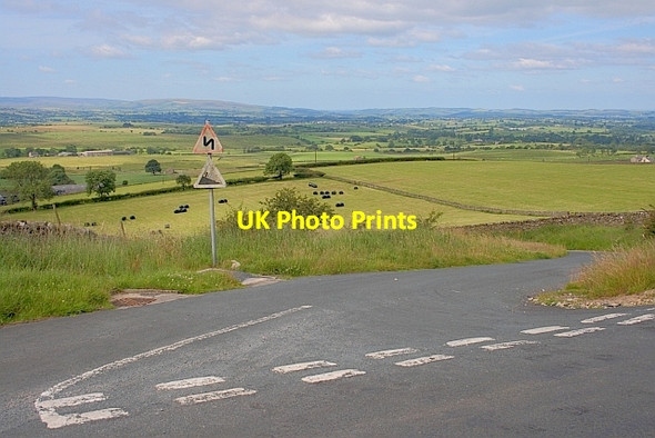 Photo 6"x4" Road Junction Cold Cotes\/SD7171 c2011