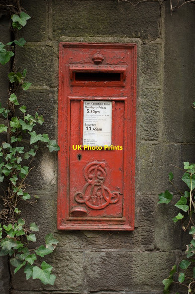 Photo 6"x4" Edward VII Postbox, Bridge Street Otley\/SE2045 c2011