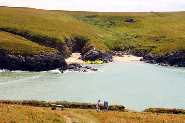 Photo 6"x4" Coves in Porth Joke West Pentire c2011