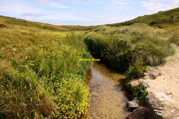 Photo 6"x4" The stream to Porth Joke beach West Pentire c2011