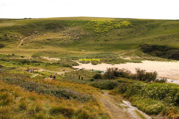 Photo 6"x4" Footpath down to Porth Joke West Pentire c2011