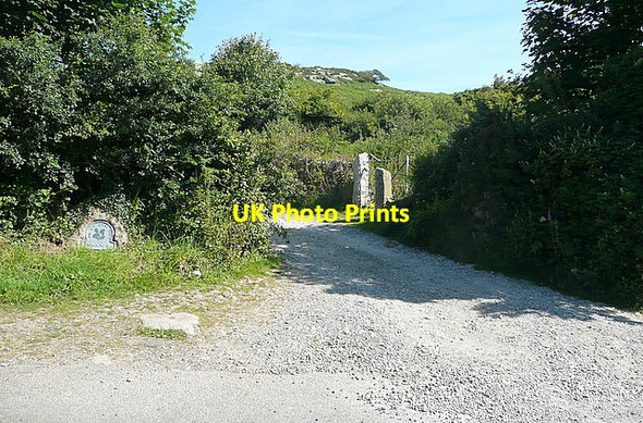 Photo 6"x4" Trencrom Hill car park Ninnes Bridge c2011