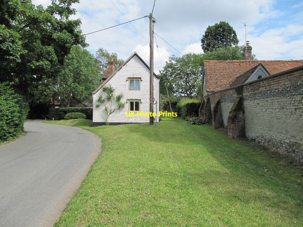 Photo 6"x4" Footpath past the house Wallingford c2011
