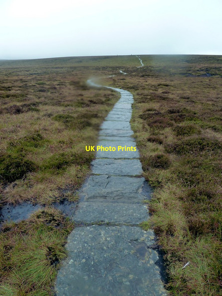 Photo 6"x4" The Pennine Way at Moss Castle Moorfield\/SK0492 c2011