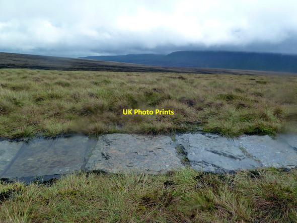 Photo 6"x4" The Pennine Way on Featherbed Moss Moorfield\/SK0492 c2011