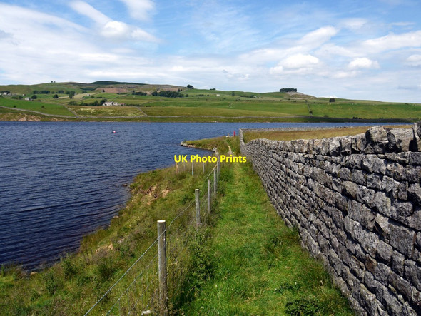 Photo 6"x4" Permissive path on south side of Grassholme Reservoir West Pasture\/NY9422 c2011