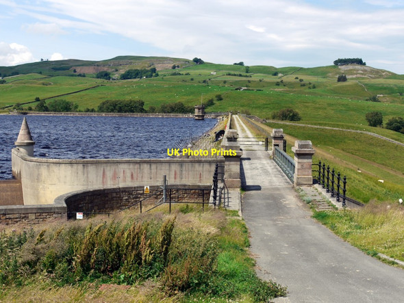 Photo 6"x4" Dam, Grassholme Reservoir West Pasture\/NY9422 c2011
