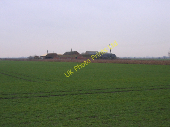 Photo 6"x4" Black Drove Farm, Baston Fen, Lincs Tongue End c2006