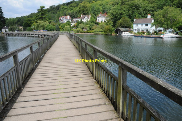 Photo 6"x4" Approaching Marsh Lock Henley-on-Thames c2011