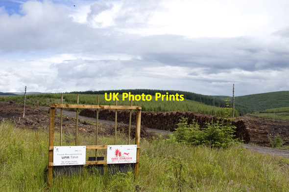Photo 6"x4" Forestry Operations Badenhay Rig c2011