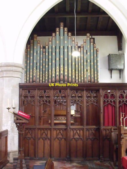 Photo 6"x4" The Organ in All Saints' Church Legbourne c2011