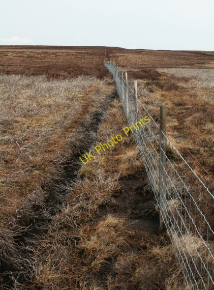 Photo 6"x4" Fence on Priests Tarn Hill Priest's Tarn c2008