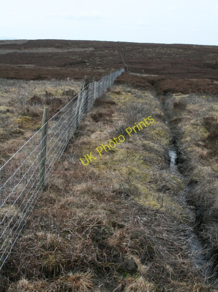 Photo 6"x4" Fence Across Priests Tarn Hill Priest's Tarn c2008