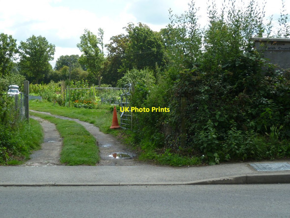 Photo 6"x4" Allotments entrance on Copthorne Bank Copthorne\/TQ3139 c2011