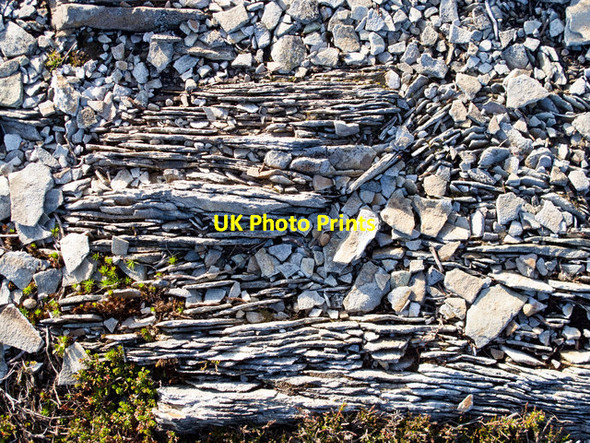 Photo 6"x4" Rock on Choinneachain Hill Choinneachain Hill c2011