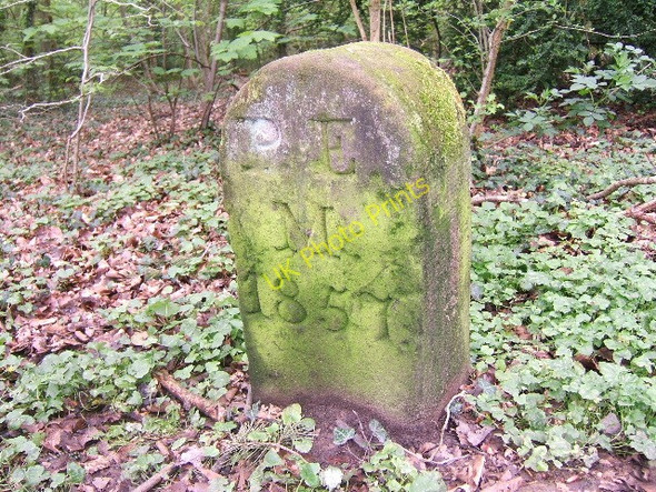 Photo 6"x4" Boundary Stone, near Dukes Drive Eccleston\/SJ4062 c2008