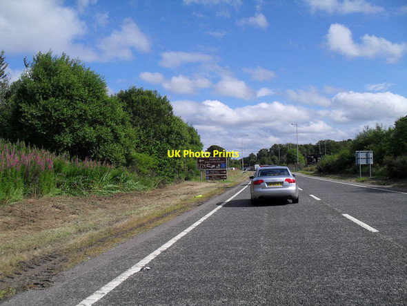 Photo 6"x4" Approaching Inveruie Roundabout Inverurie c2011