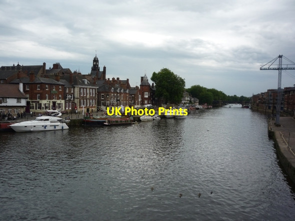 Photo 6"x4" Ouse from Ouse Bridge York\/SE5951 c2011