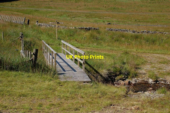 Photo 6"x4" Footbridge over the Entertrona Burn Mailie's Knowe c2011