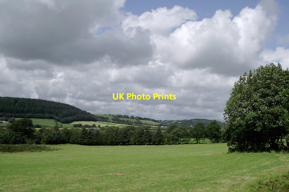 Photo 6"x4" Farmland east of Llangybi, Ceredigion Llanfair Clydogau c2011