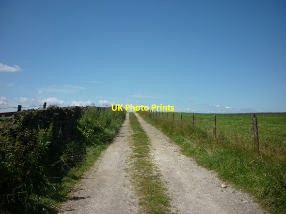 Photo 6"x4" A bridleway towards Collar Stoop Farm Warsill c2011