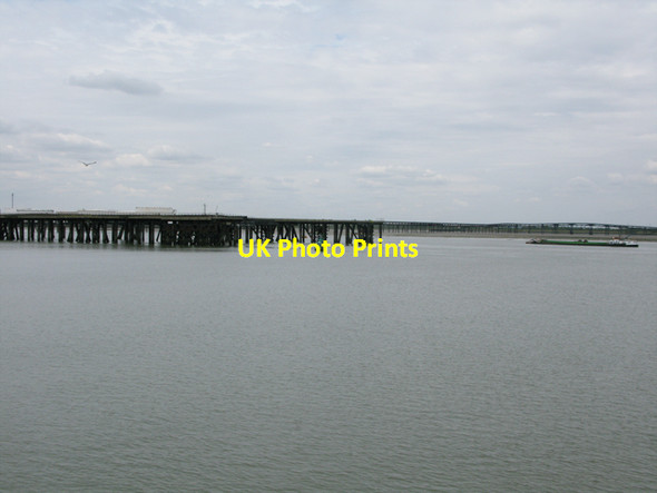 Photo 6"x4" Jetty from Canvey Island Canvey Island c2011