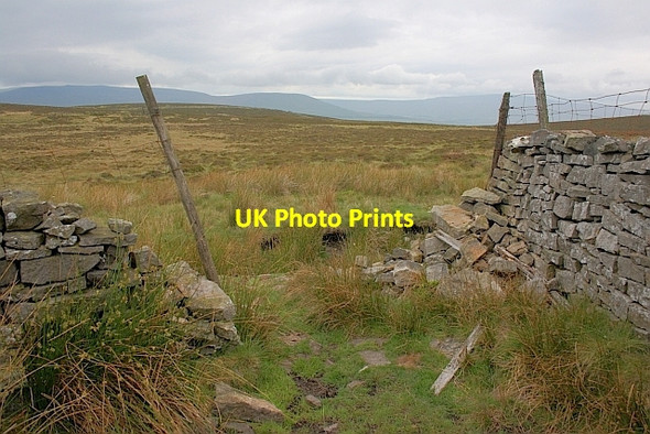 Photo 6"x4" Broken Wall, Red Moss New Houses\/SD8073 c2011