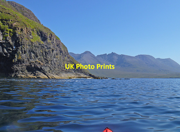 Photo 6"x4" Coastline east of Geodha na h-Airigh Moire Bualintur c2011