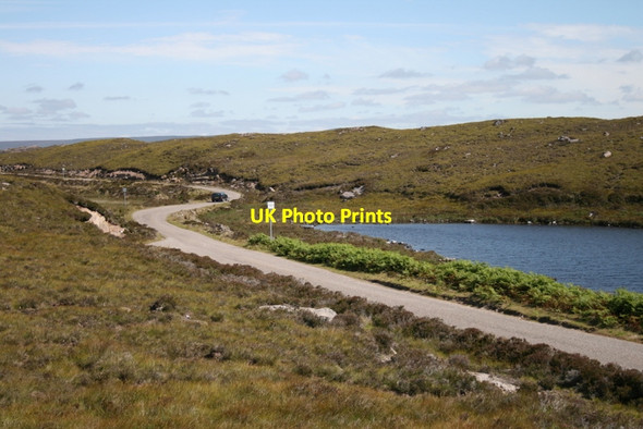 Photo 6"x4" Roadside lochans to the north of Cuaig Fearnmore c2011