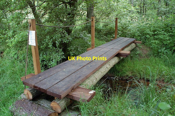 Photo 6"x4" Footbridge over Tyne Water Tynehead c2011