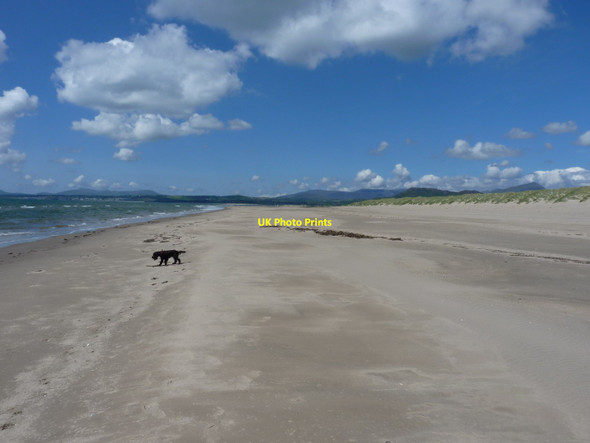 Photo 6"x4" Harlech beach - looking north Harlech c2011