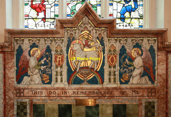 Photo 6"x4" St Peter, Duxford - Reredos Duxford\/TL4745 c2011