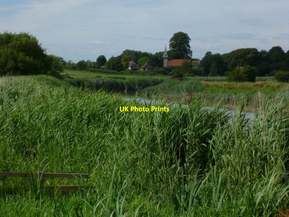Photo 6"x4" Bend in the River Arun near Foxes Oven Arundel c2011