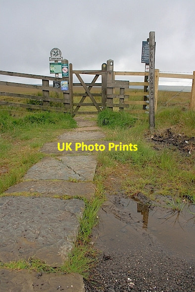 Photo 6"x4" Pennine Way at the Snake Pass Moorfield\/SK0492 c2011