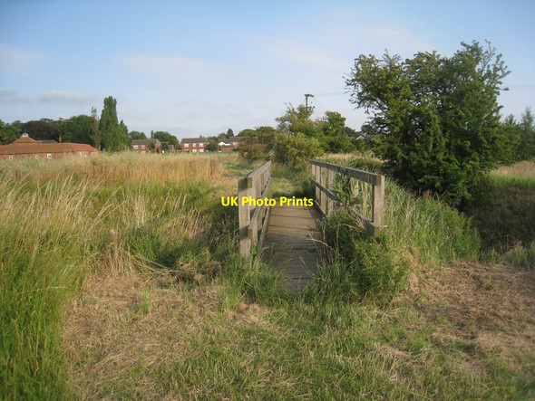 Photo 6"x4" Footbridge on the Healing to Great Coates footpath Great Coates c2011