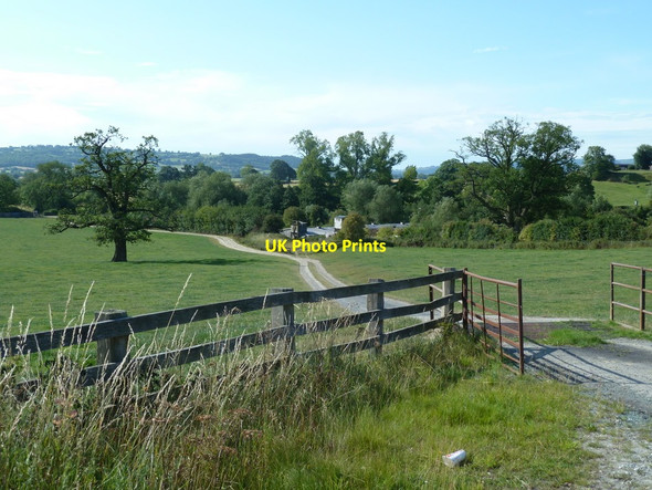 Photo 6"x4" Farm track near Corfton Corfton Bache c2011