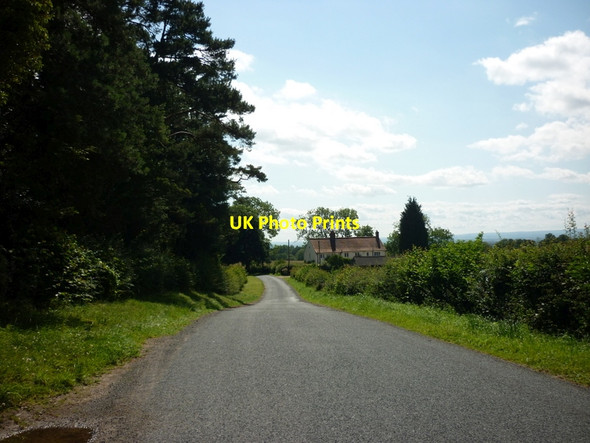 Photo 6"x4" Looking south towards Lawn House Kirby Knowle c2011