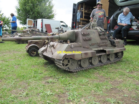 Photo 6"x4" Tanks at the School Cholsey c2011