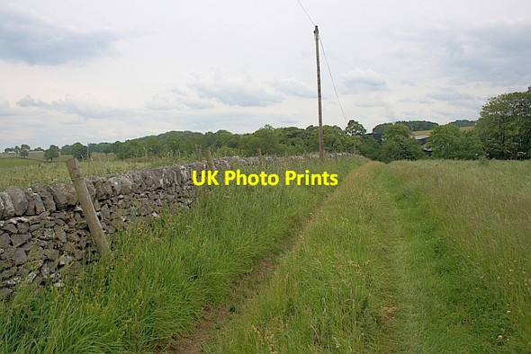 Photo 6"x4" Track along side of Wall Middleton\/SK1963 c2011