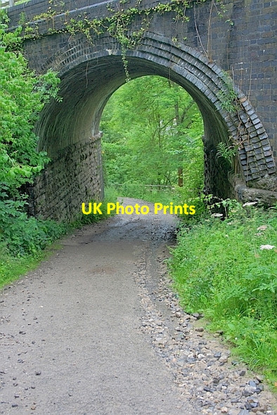 Photo 6"x4" Bridge over Track Little Longstone c2011