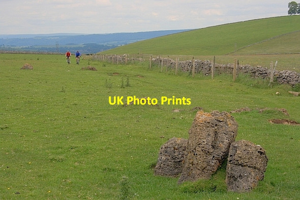 Photo 6"x4" Limestone Outcrop in a Field on Gratton Moor Pikehall c2011