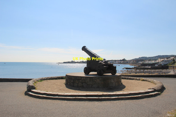Photo 6"x4" Cannon, Dun Laoghaire Harbour, Ireland Glasthule c2011