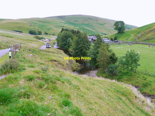 Photo 6"x4" Valley of the River Coquet above Windyhaugh Barrow Burn\/NT8610 c2011